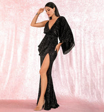Load image into Gallery viewer, Kiki Midnight Black Gown
