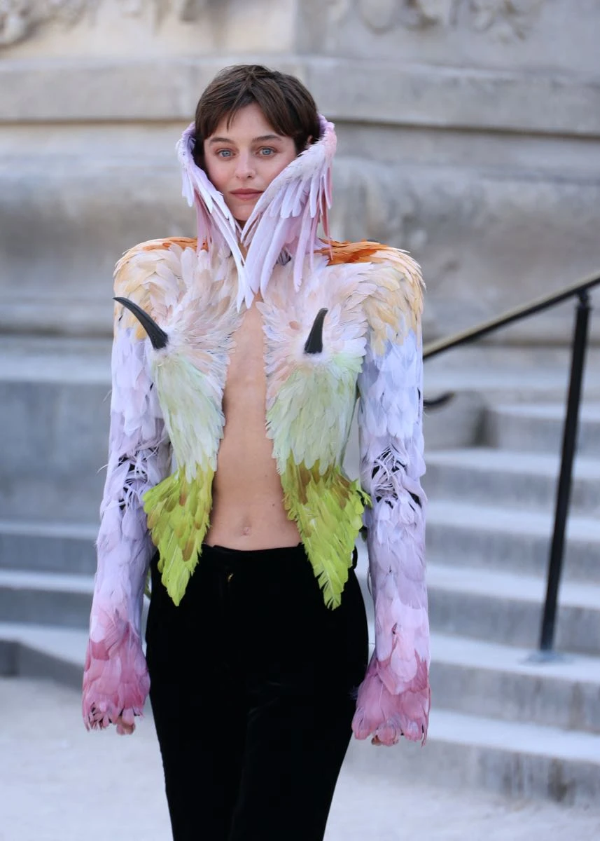 Emma Corrin by Schiaparelli.