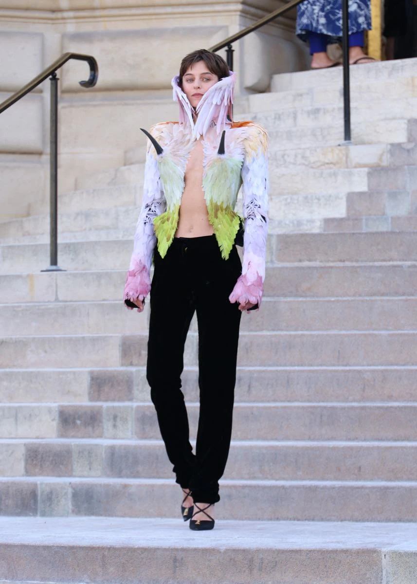 Emma Corrin by Schiaparelli.