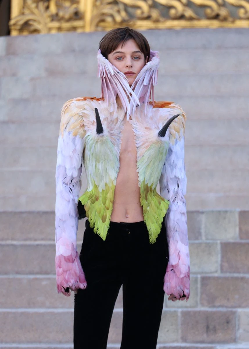 Emma Corrin by Schiaparelli.