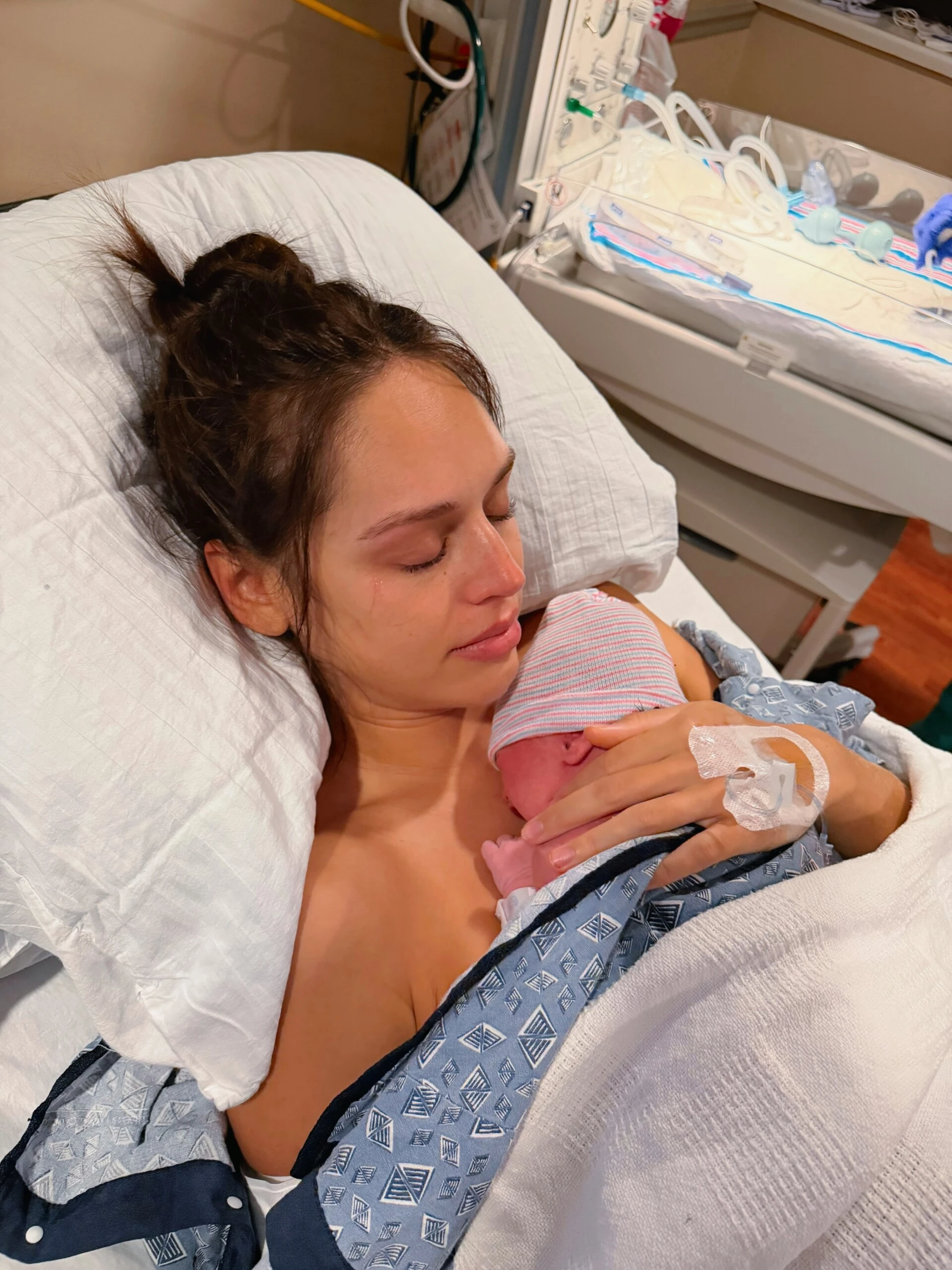 Nació Dalí, la primera hija de Samantha Trottier y Hernán Reggiardo: las tiernas fotos de la bienvenida