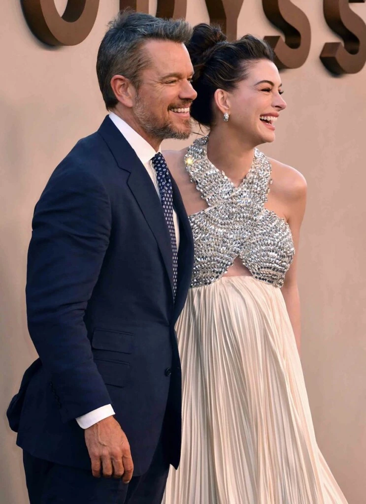 Matt Damon y Anne Hathaway