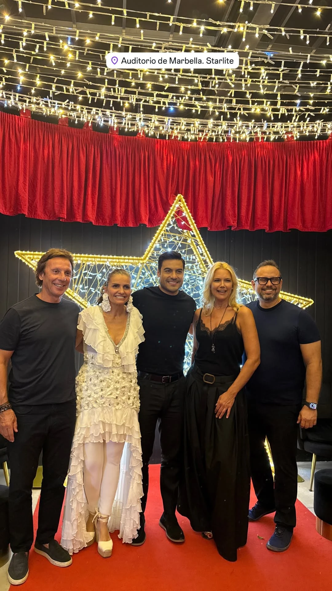 Valeria Mazza impactó en el Starlite Festival con un look firmado por Jorge Rey