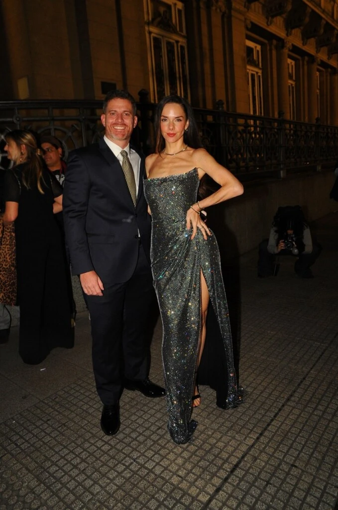 Julieta Nair Calvo y su pareja Andrés Rolando.