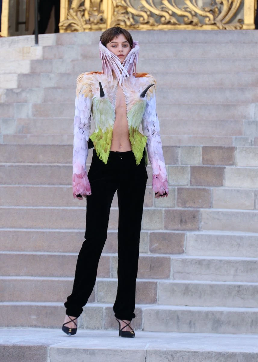 Emma Corrin by Schiaparelli.
