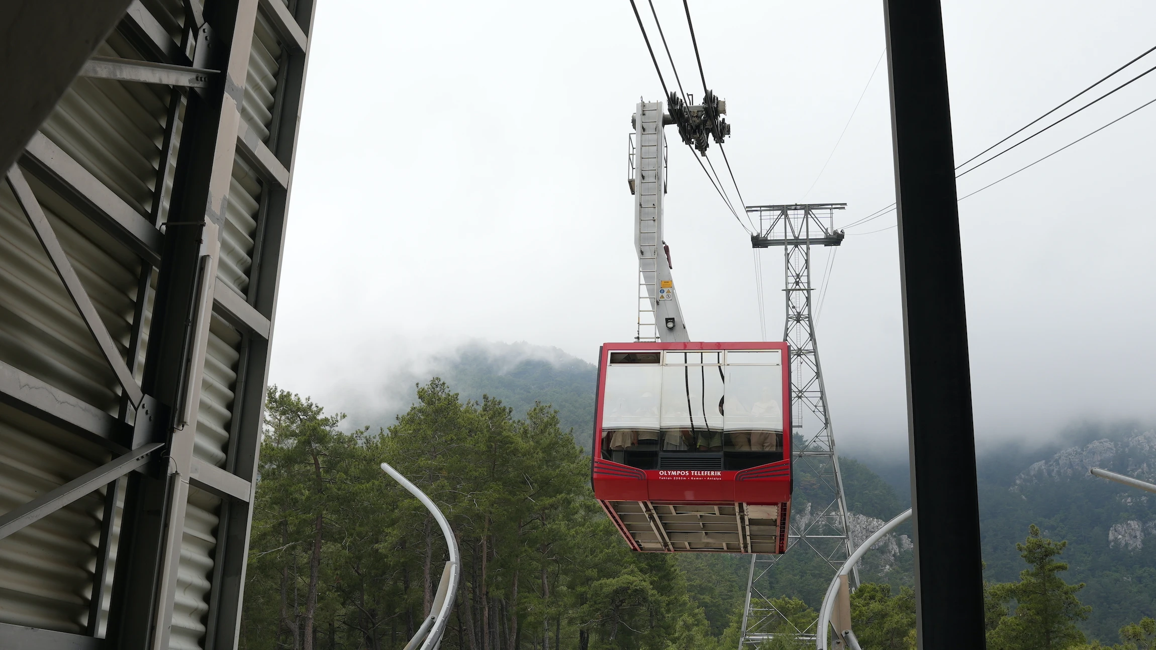 Olympos Teleferik connects the coast with the heights of Mount Tahtali, from where the landscape changes perspective.