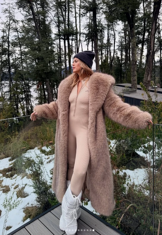 Mery del Cerro se suma al lujo après-ski con el look más chic