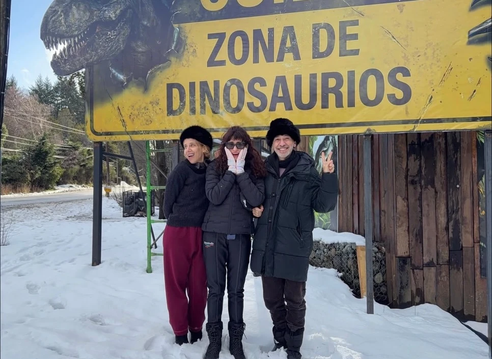 El grupo eligió Bariloche como uno de los principales destinos de la escapada. 