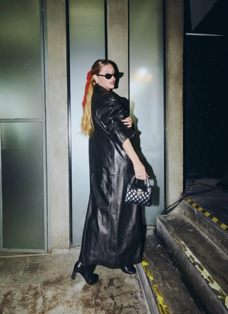 El audaz look de embarazada de Stephy Demner.
