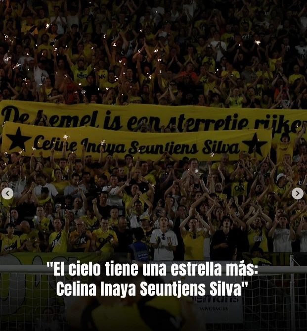Mats Seuntjens fue homenajeado junto a su mujer al finalizar el partido.