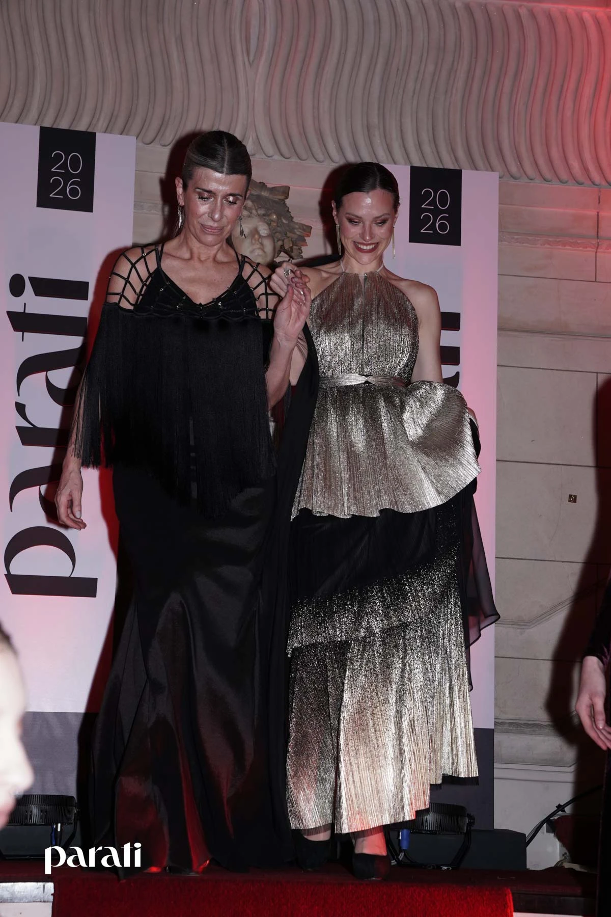 Suami Delelis, directora creativa de Vevû, y Valentina Salezzi 