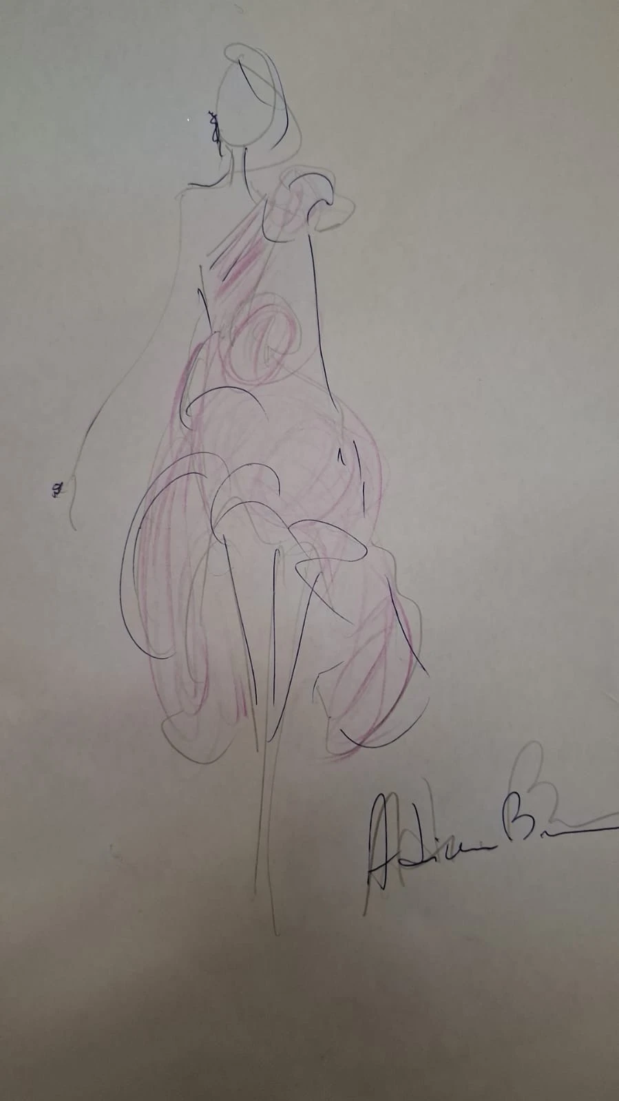 Diseño de Adrián Brown para la Gala Para ti.