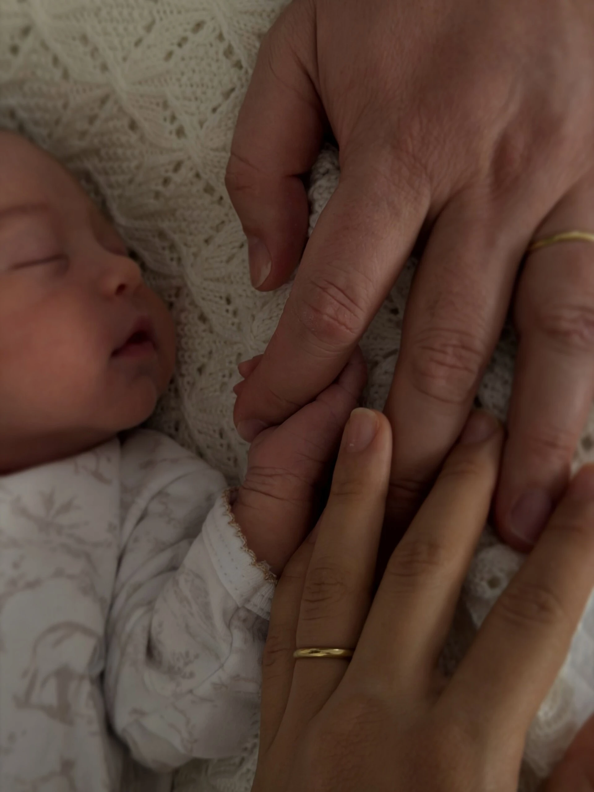 Taína Laurino showed the first photos of her baby Amalia