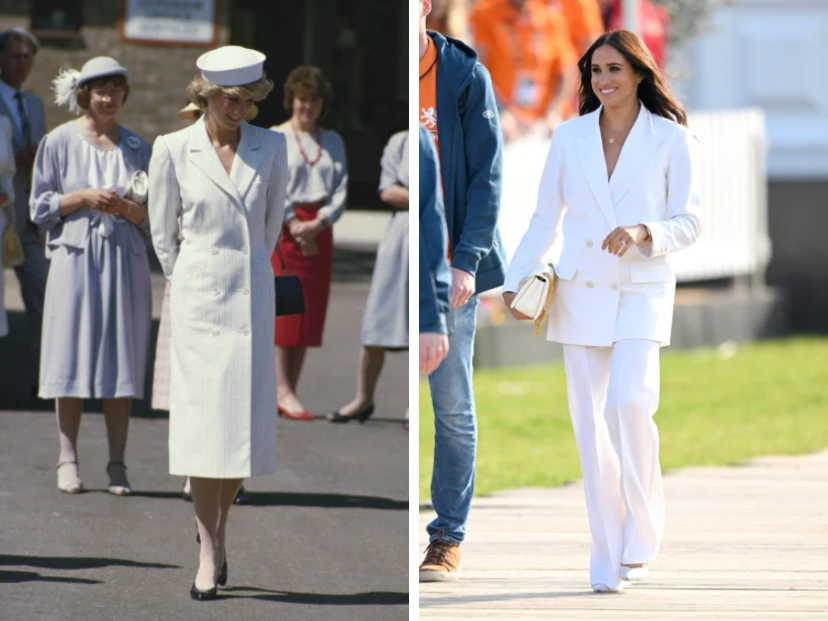 Meghan Markle cumple 45 los looks con los que homenajeó́ a Lady Di y mantuvo vivo su legado