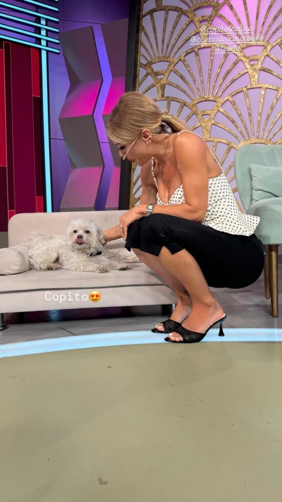 Mientras la musculosa suma volumen y movimiento gracias a su terminación peplum, la parte inferior aporta una línea más limpia y estructurada.