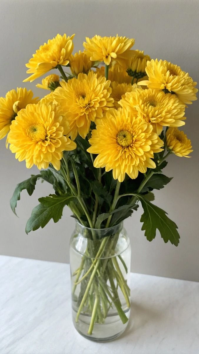 Las flores amarillas representan alegría y optimismo.
