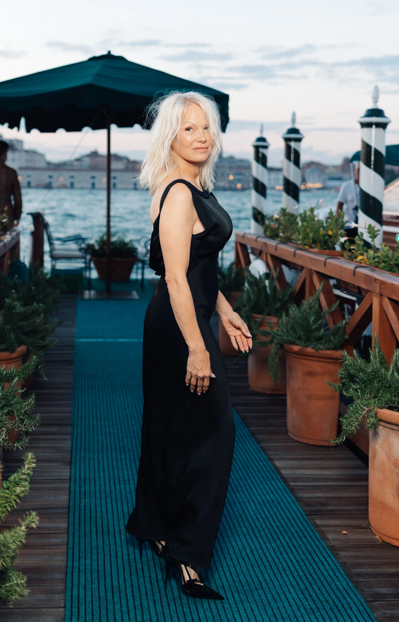 Pamela Anderson in Venice.