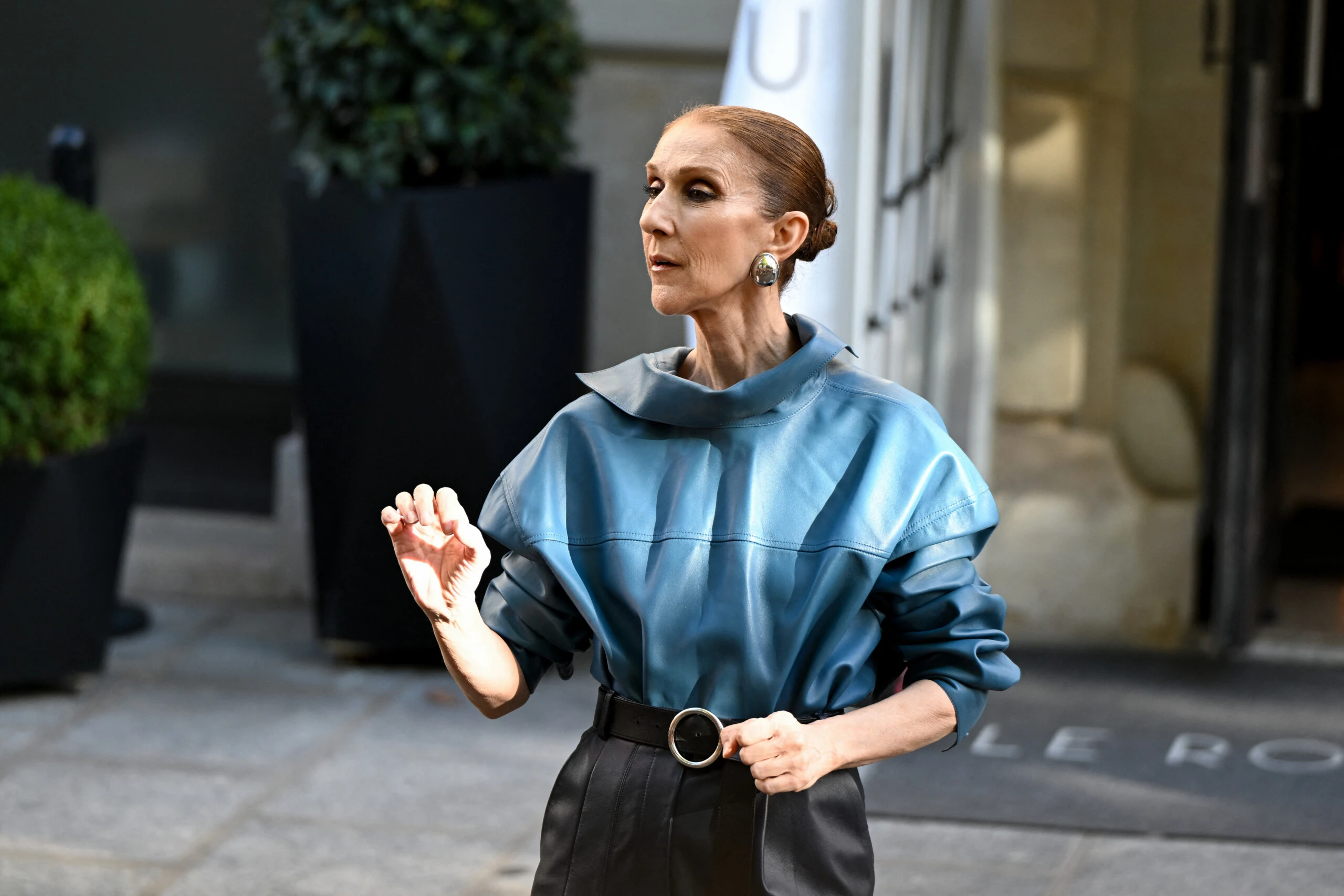 Céline Dion y su truco de estilismo.