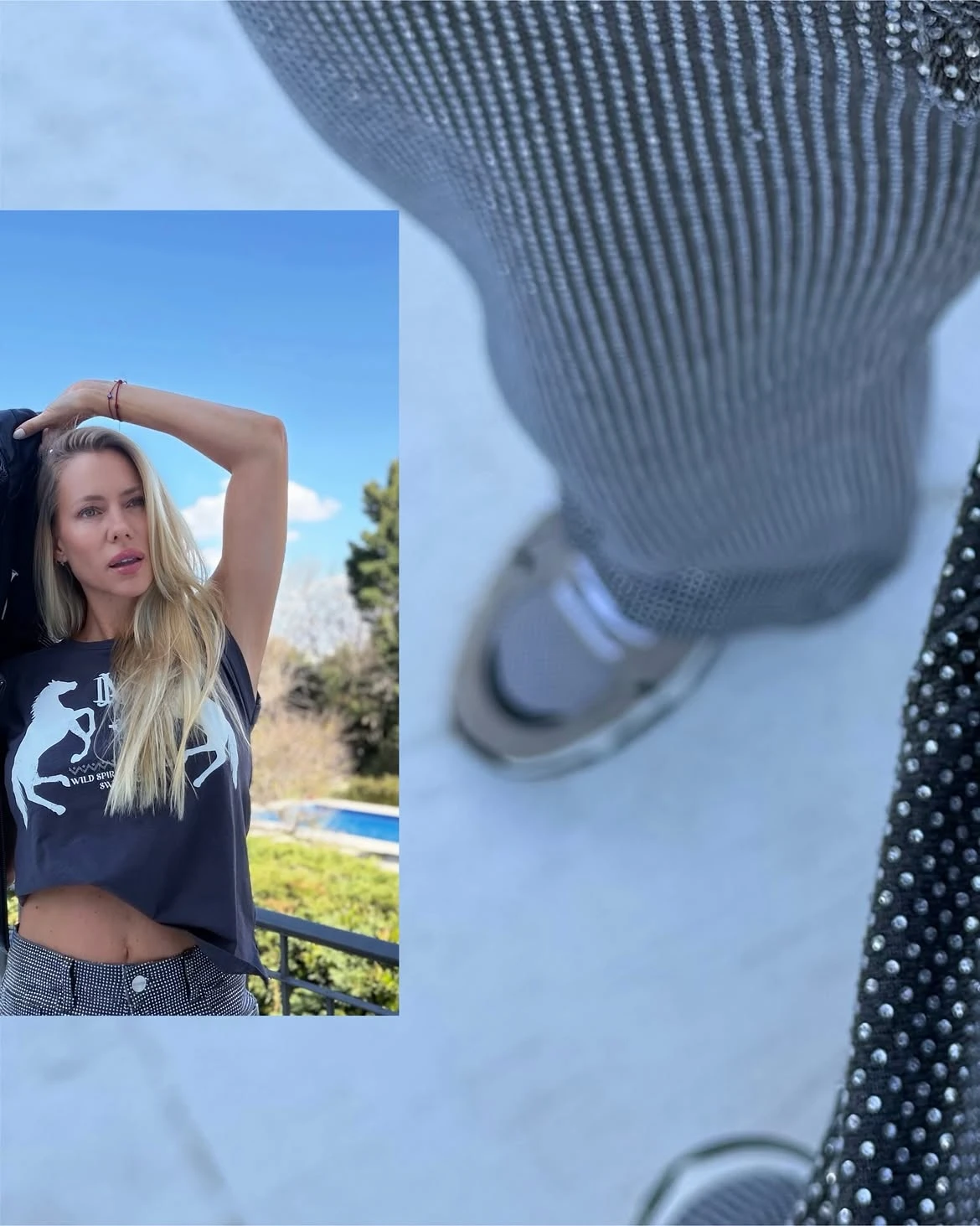 Nicole Neumann marca el regreso de los jeans joya.