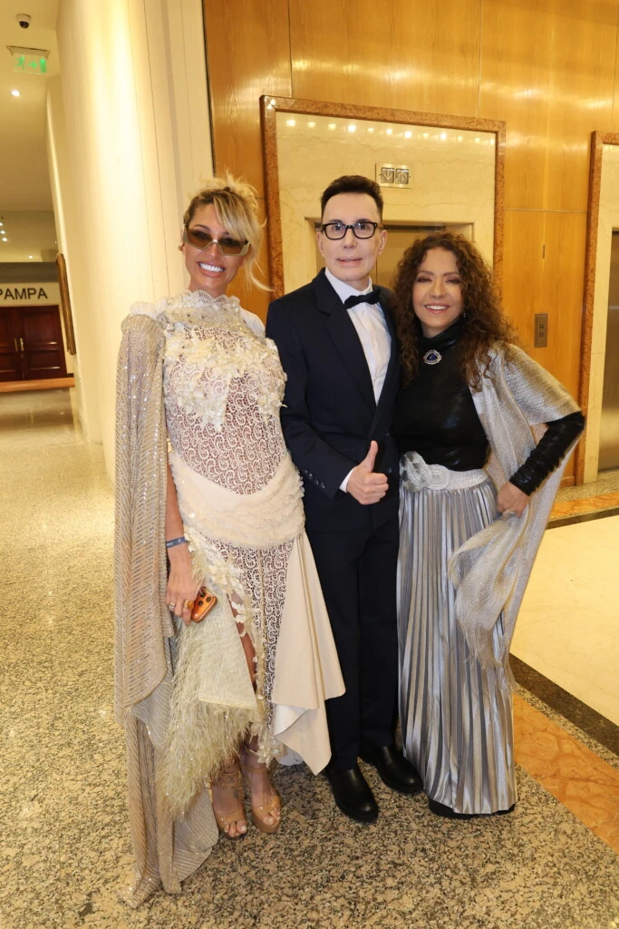 Vicky Xipolitakis, Marcelo Polino y Patricia Sosa 