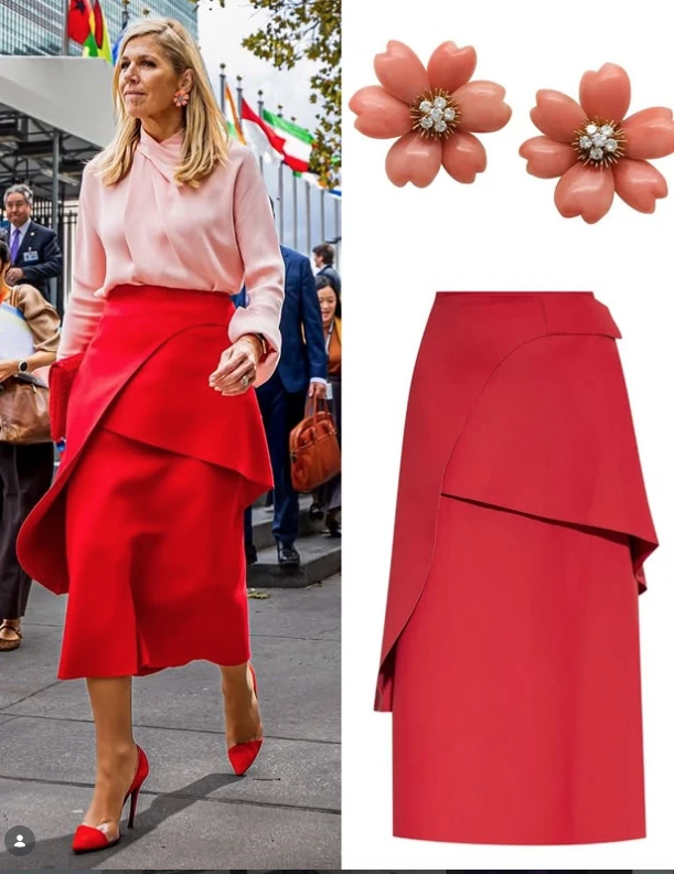 EL sofisticado look de Máxima. 