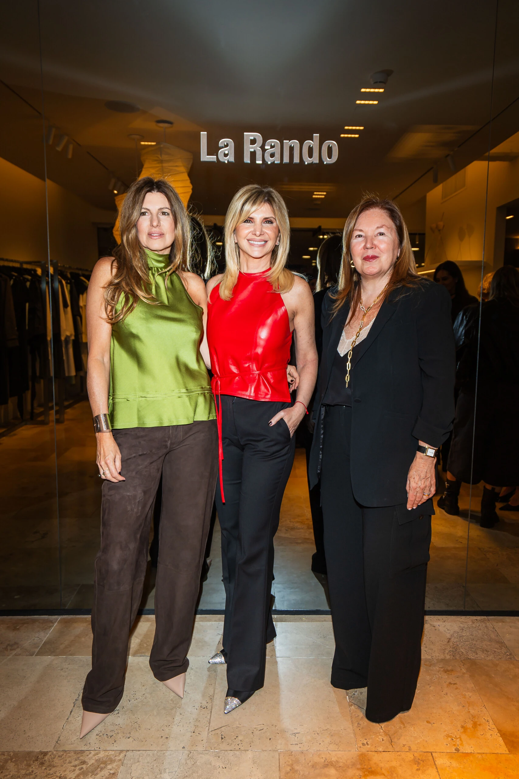 Gala Elman de La Rando, Débora Plager y Marisa Koifman