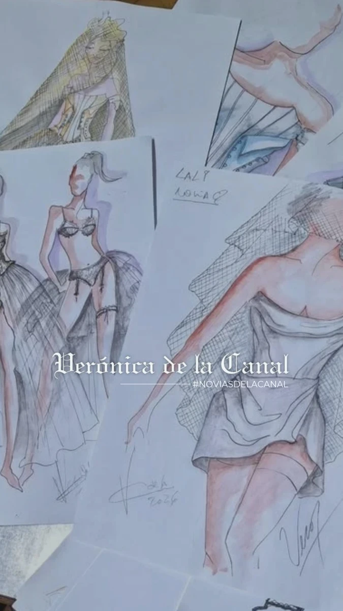Verónica de la Canal reveals how she created Lali and Tini's wedding dresses for River