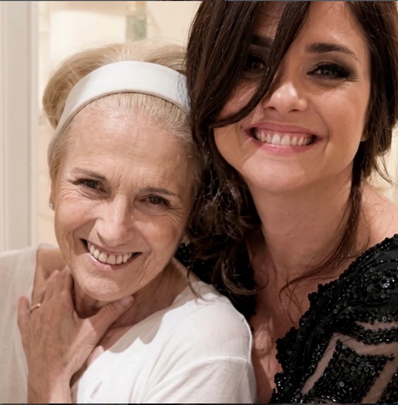 Araceli junto a su mamá Rosa Monteferrario quien falleció el 10 de septiembre de 2018, a los 80 años.