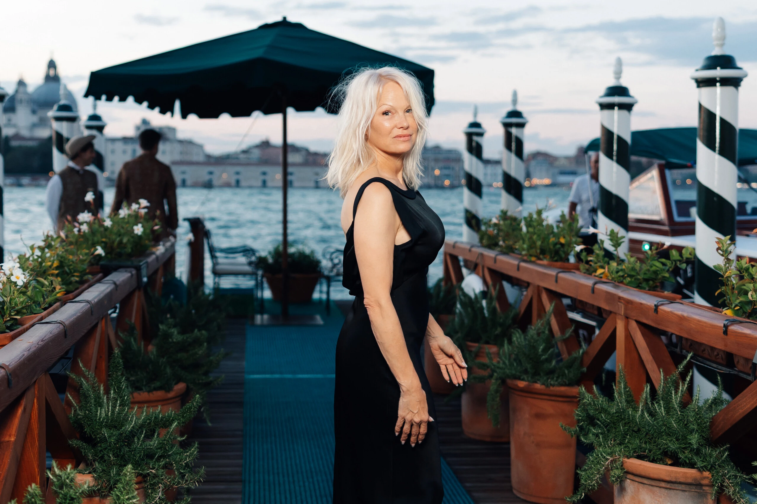 Pamela Anderson in Venice.
