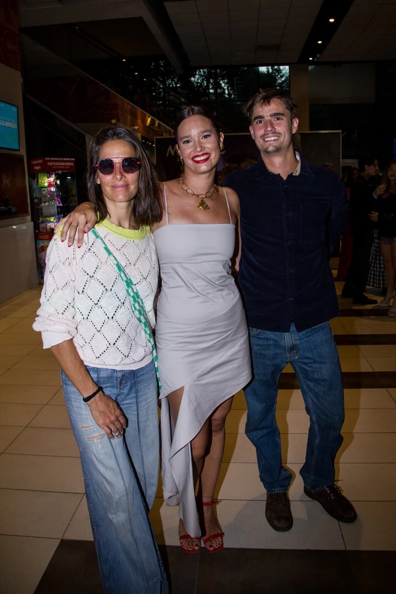 Manu with Juana and Matías Viale