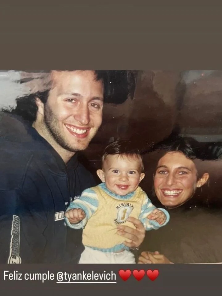 Valentín Yankelevich publicó una foto nunca antes vista de su mamá, Romina Yan