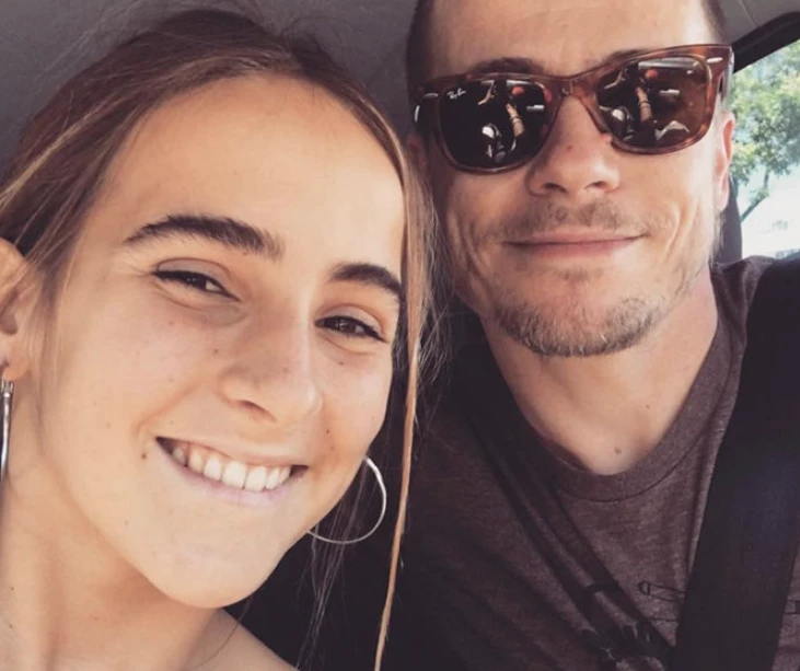Juan y su hija, Ámbar de Benedictis