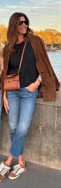 El look súper canchero de Juliana Awada. 