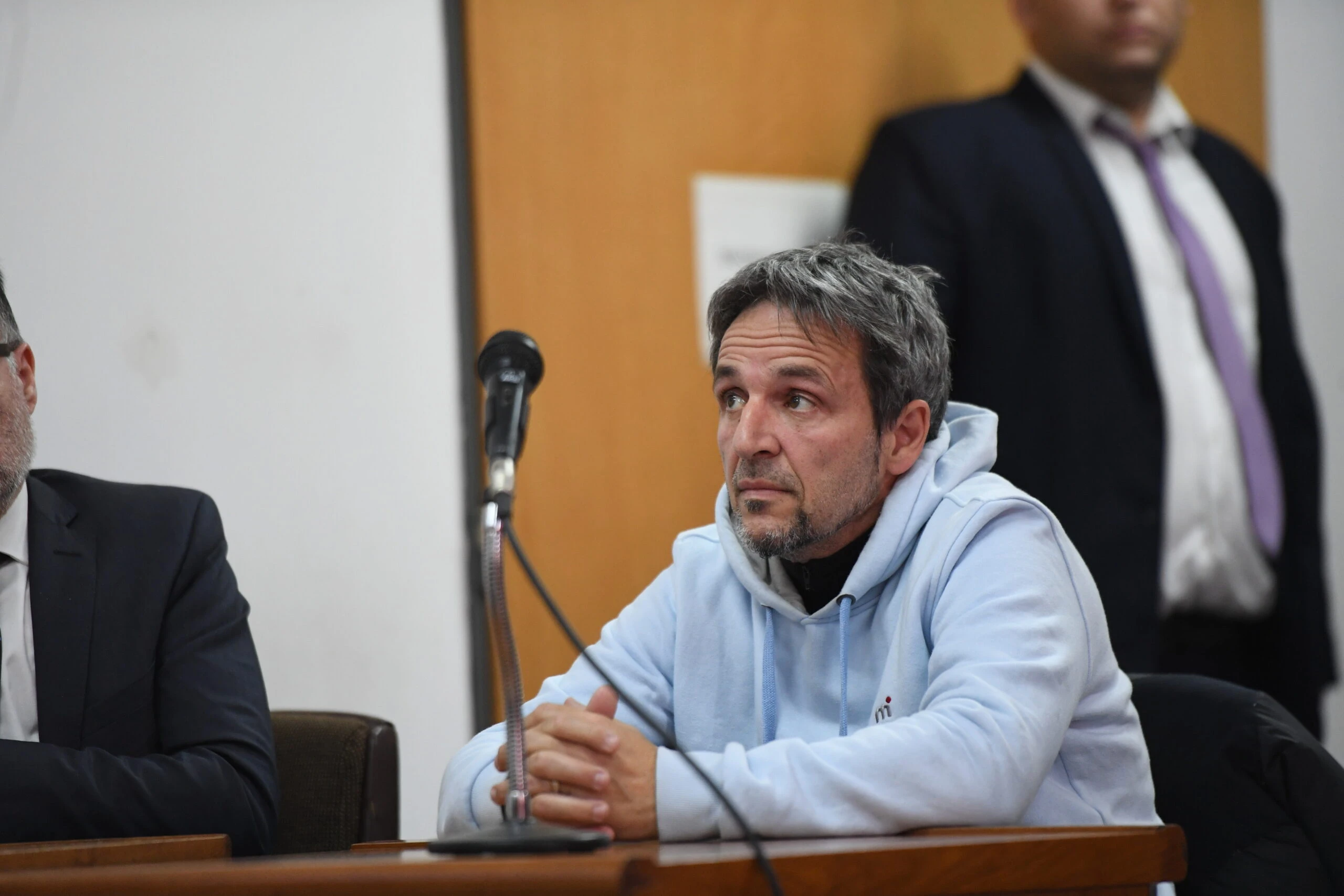 Claudio Contardi listening to the verdict. Photo RS Fotos