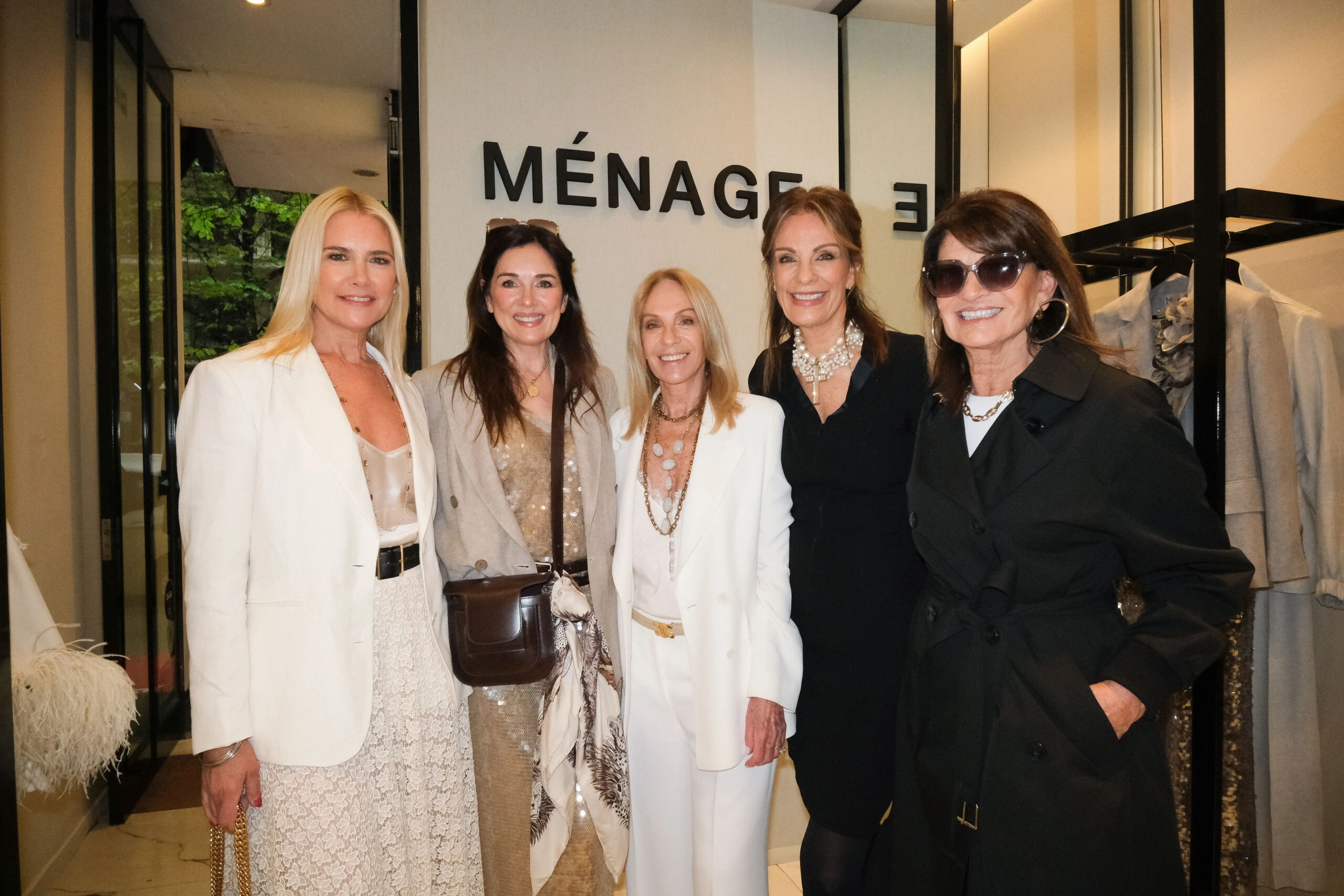 Valeria Mazza, Andrea Frigerio, Amelia Saban, Nequi Galotti y Teresa Calandra - Amelia Saban - Ménage à Trois- Distrito BAFA